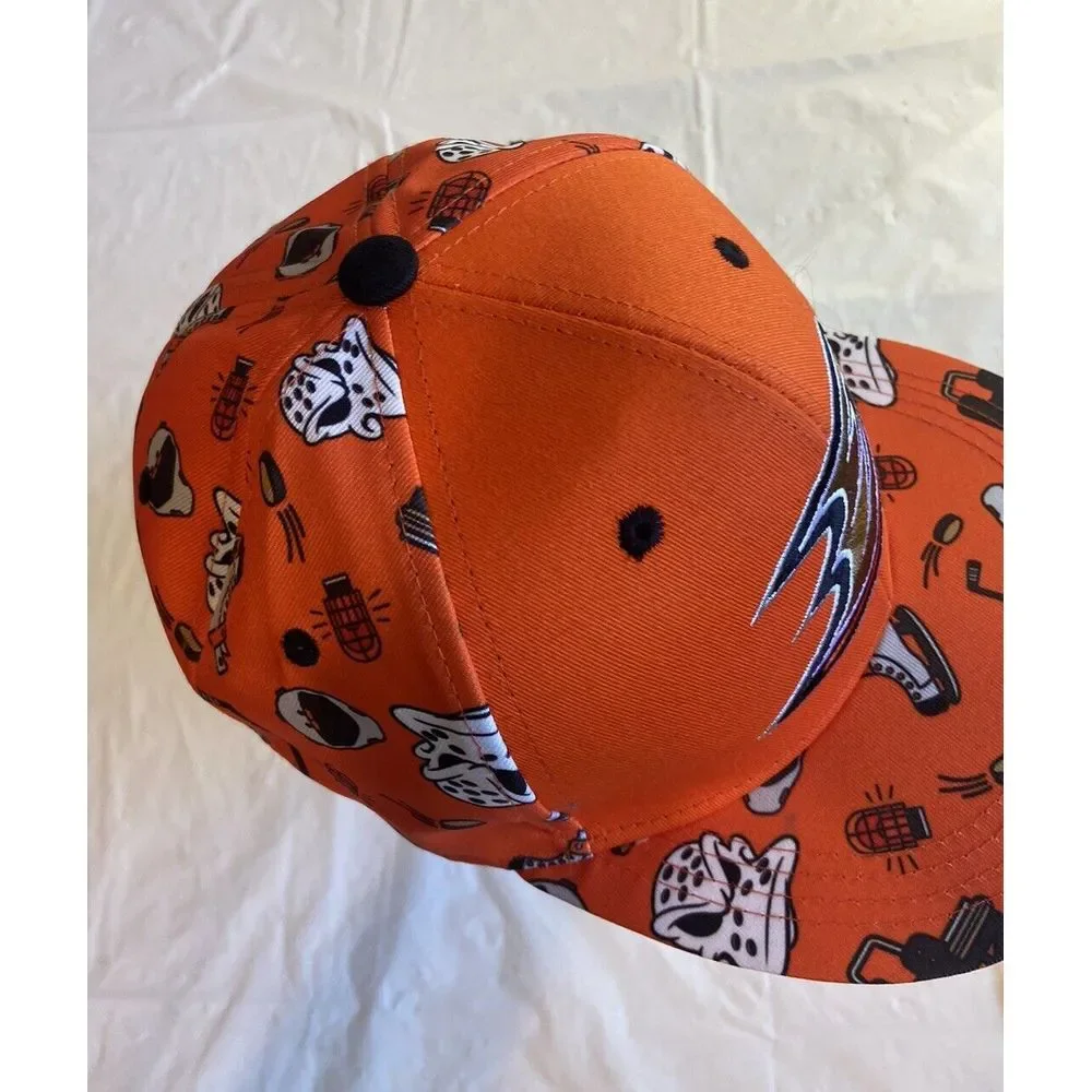 Unisex Anaheim Ducks NHL Giveaway Bright Hat With Fun Desigs-New Without‎ Tags